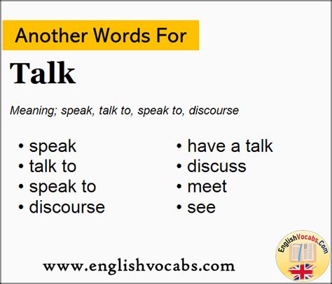 discourse, talk about, discuss verb. to consider or examine in speech or writing. "The author talks about the different aspects of this question"; "The class discussed Dante's …